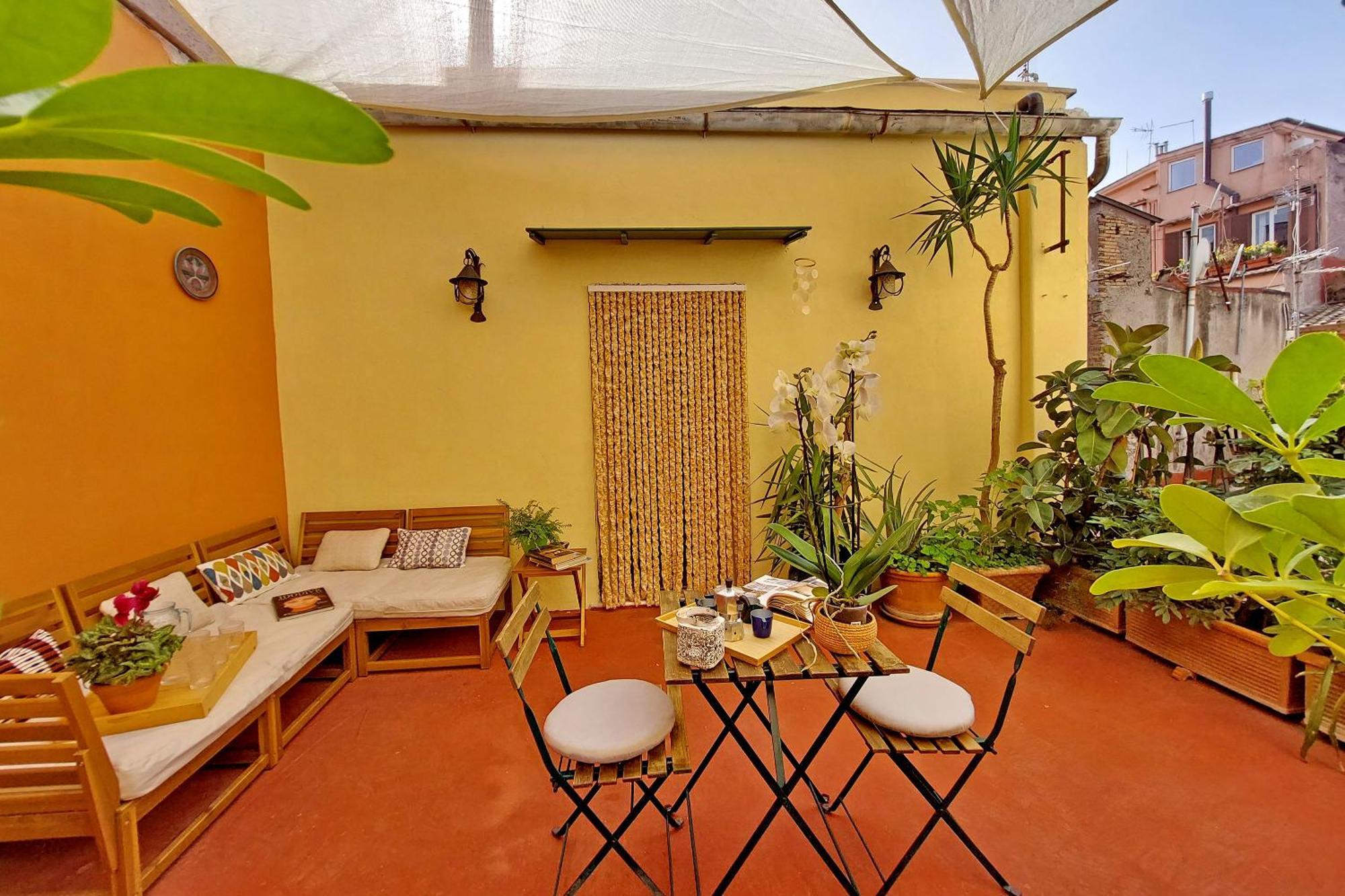 Campo Dei Fiori Con Terrazzo Apartment โรม ภายนอก รูปภาพ